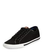 Connall Lo Canvas Sneaker, Jet Black
