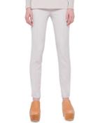 Magda Slim-leg Ankle Jeans, Beige