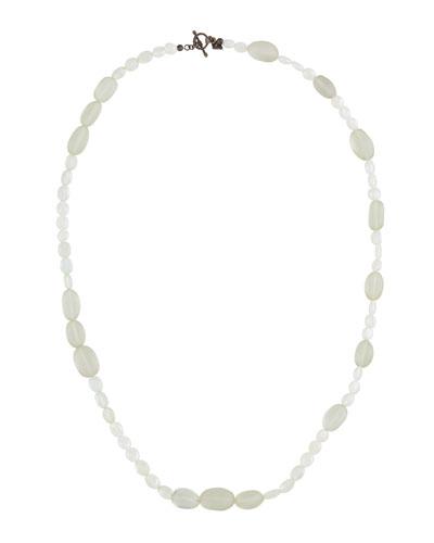 Amethyst & Silverite Beaded Necklace