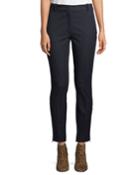 Zoom Ankle-zip Gabardine Ankle Pants