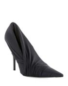 Drape Knit Jersey Pumps