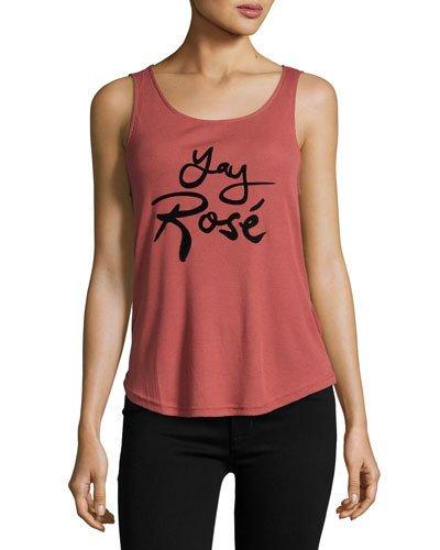 Yay Rose Graphic Tank Top