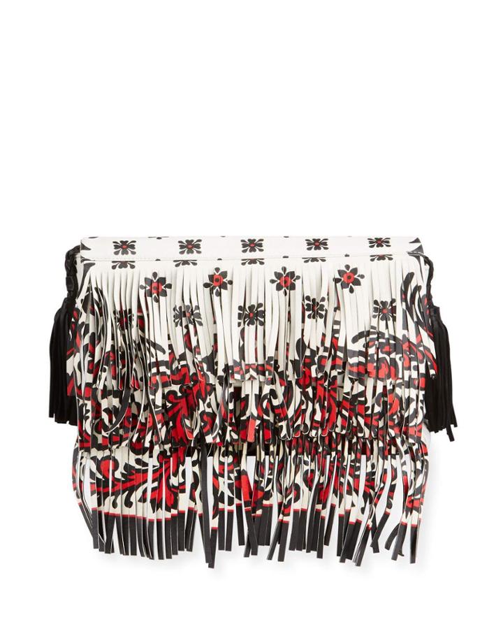 Floral-embossed Fringe
