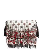 Floral-embossed Fringe