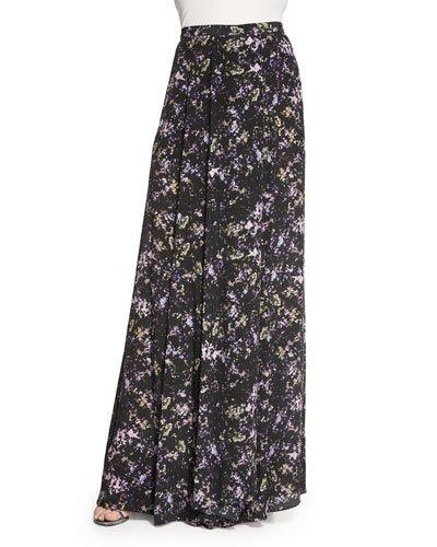 Harriet Long Pleated Printed