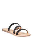 Thora Braided Leather Flat