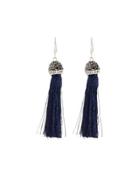 Single Tassel Drop Earrings