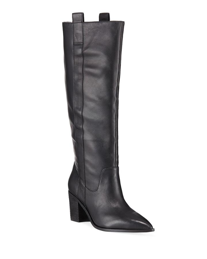 Exhibit Leather Tall Western Knee Boots