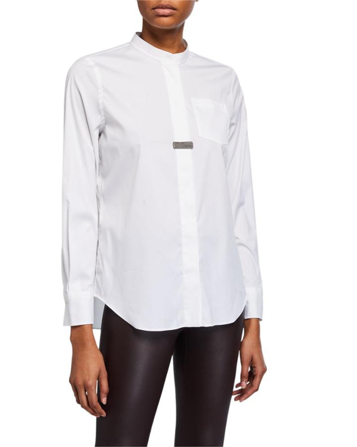 Monili Long-sleeve Button-down