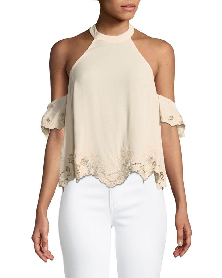 Alessandra Cold-shoulder Blouse