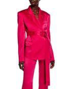 Belted Tailored Jacket