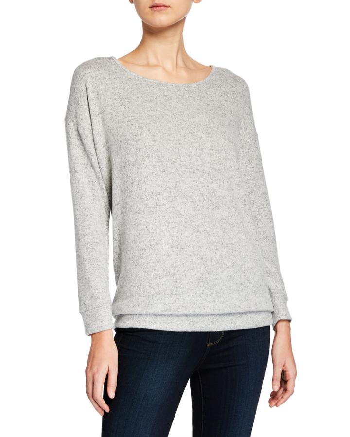 Crisscross-back Tunic Top