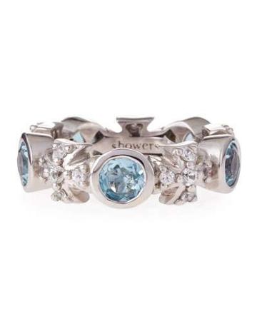Maltese Topaz And Sapphire Ring,