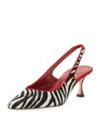 Betty Printed Calf Hair Pumps