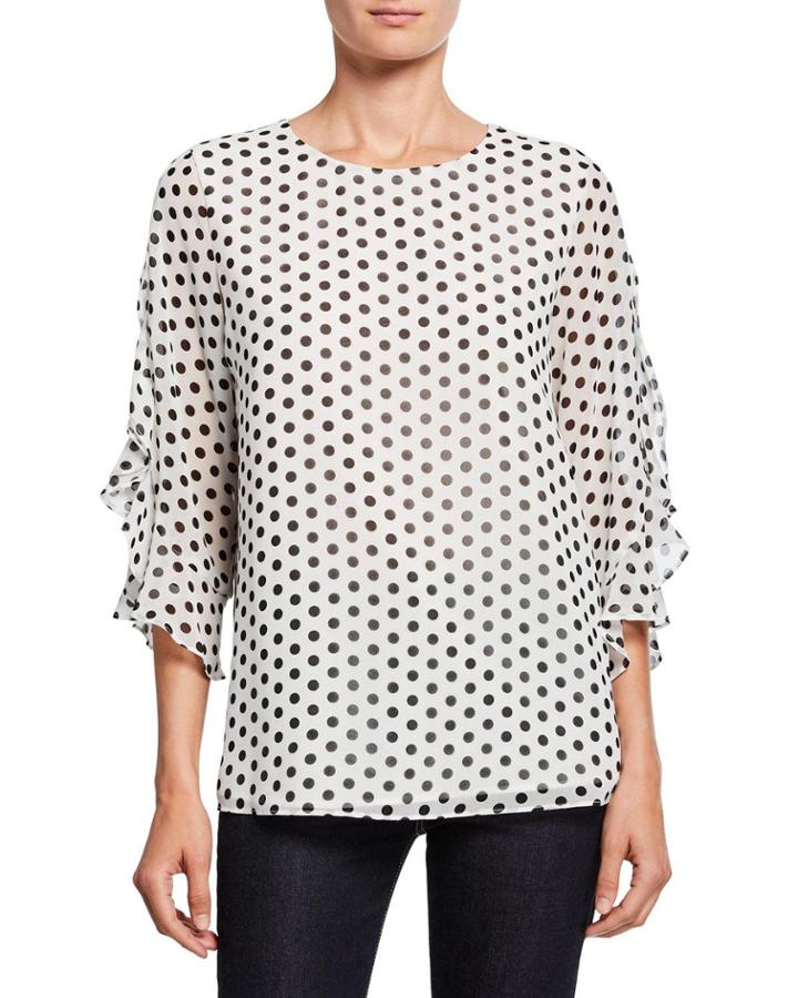 Polka Dot Ruffle