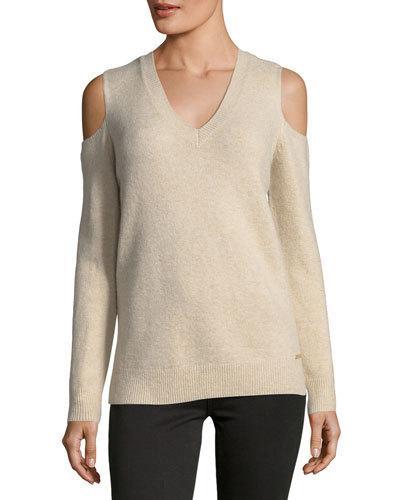 Long-sleeve Cold-shoulder Tunic