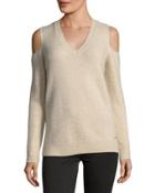 Long-sleeve Cold-shoulder Tunic