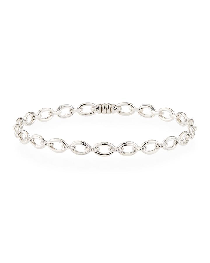Signature Caviar Oval-link Bracelet