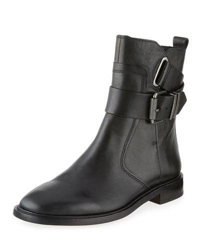 Protest Leather Bootie, Black