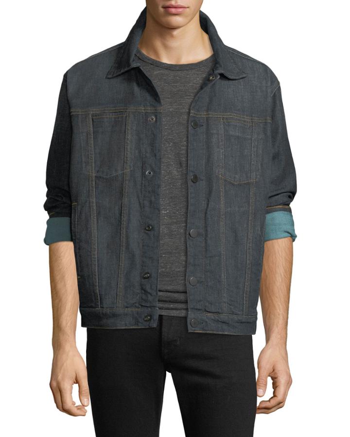 Men's Donovan Snap-front Denim Jacket