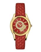 33mm Lirica Diamond Bracelet Watch W/ Leather