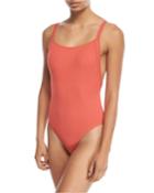 Inka Ribbed Tank Maillot One-piece