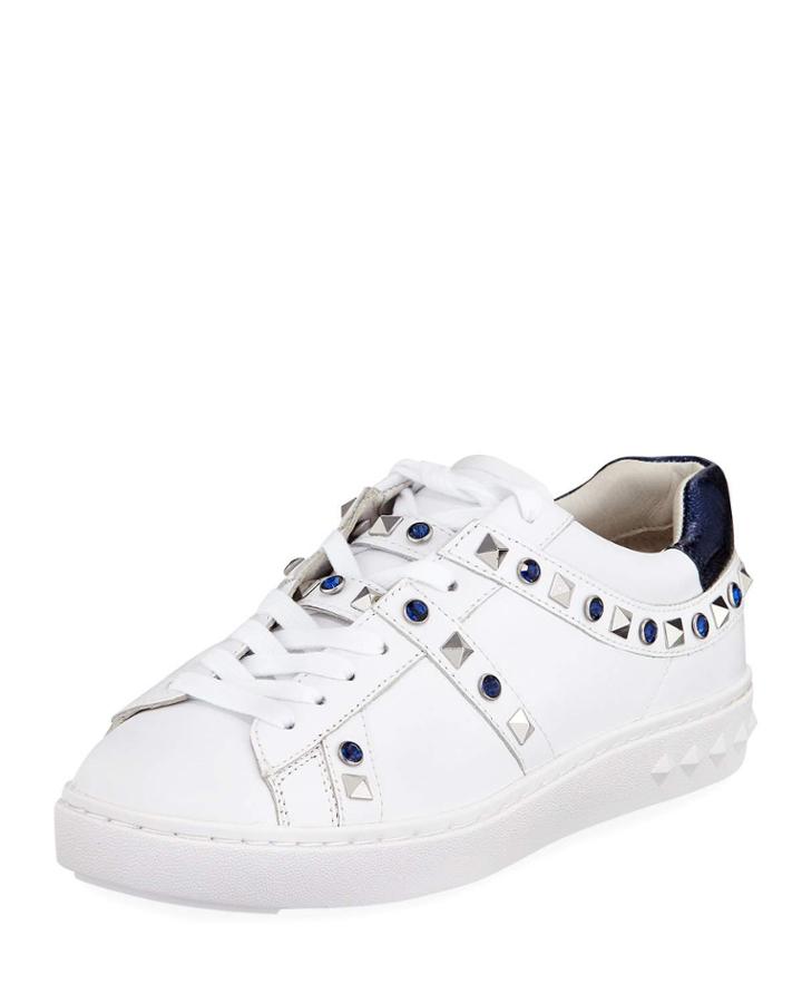 Play Studded Leather Low-top