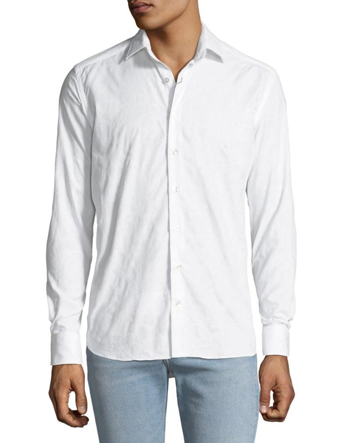 Men's Tonal Paisley Woven Sport