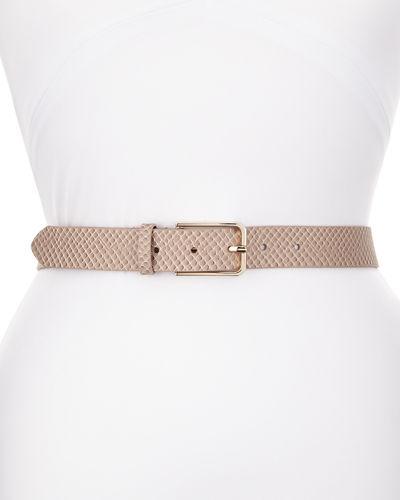 Narrow Embossed Harness Belt