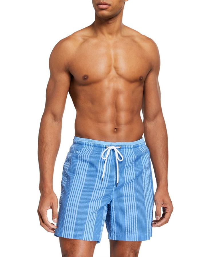 Men's Variegated Striped Yarn-dye