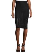 Melanie Pointelle Knit Pencil
