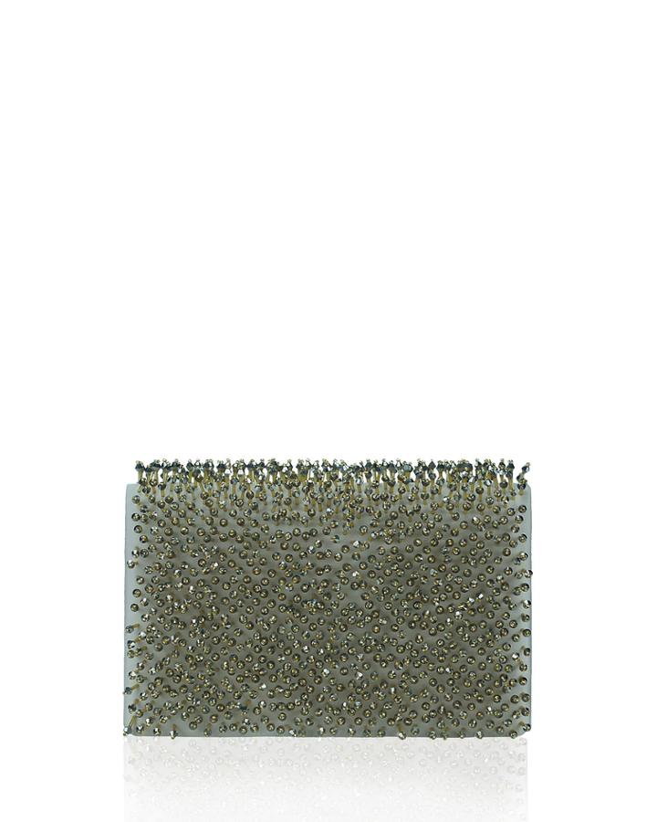Matchstick Beaded Clutch Bag