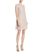 Esen Sleeveless Dress W/ Demi-mosaic