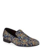 Men's Quinzio Embroidered Smoking