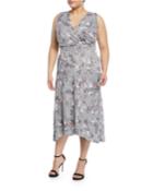 Giles Check Midi Dress,