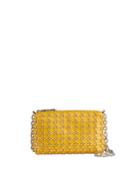 Floral-studded Leather
