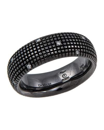 18k Black Gold Metropolitan Dream Diamond Ring,