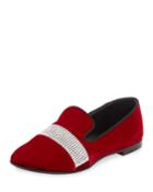Dalila Crystal-band Velvet Smoking