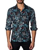 Men's Semi-fitted Floral-print