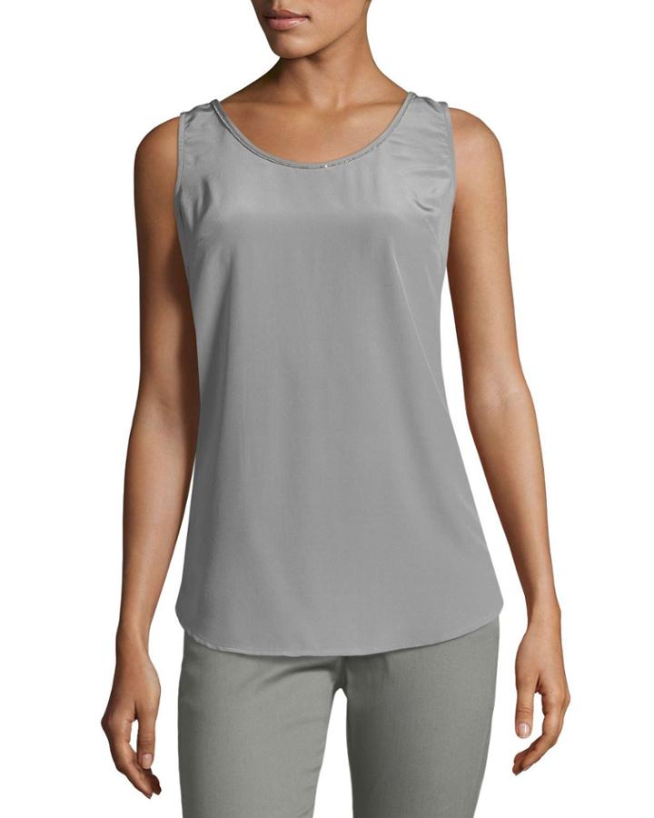 Silk Scoop-neck