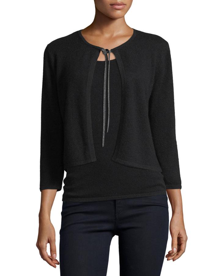 Cashmere Chain-tie