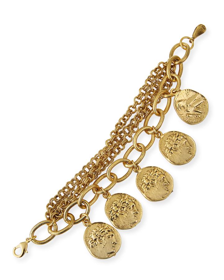 Multi Roman Coin Bracelet