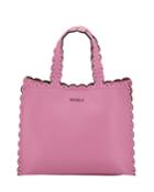 Merletto Small Leather Tote Bag