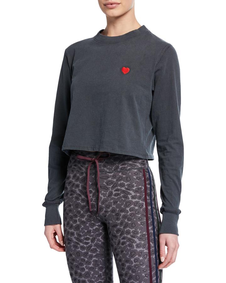 Fiona Got Love Long-sleeve Crop Top