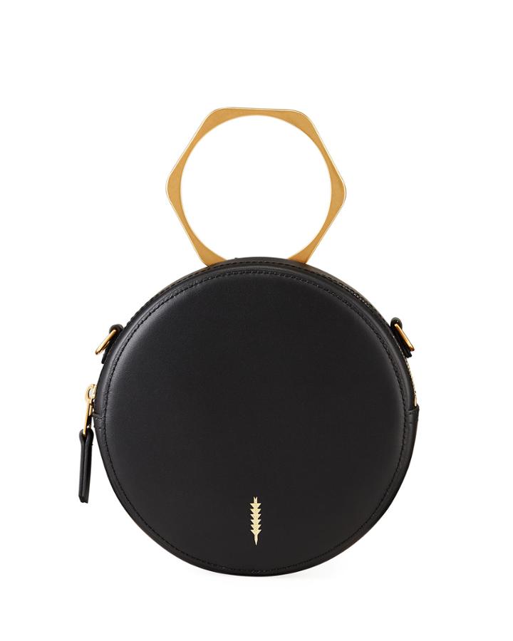 Leigh Round Ring Handle Crossbody Bag