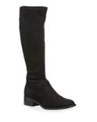 Zela Stretch Suede Knee Boots