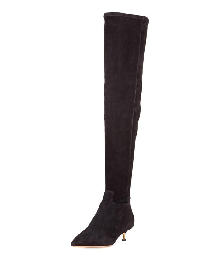 Suede Over-the-knee Boots