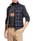 Men's Reversible Down Sleeveless Jacket
