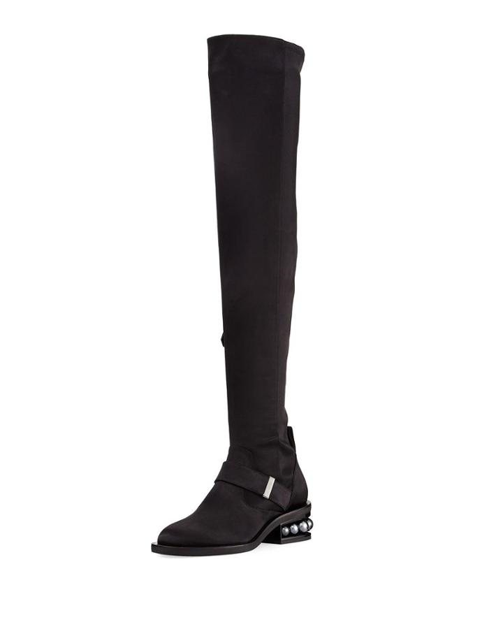 Casati Satin Over-the-knee Boot
