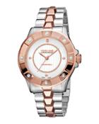 36mm Two-tone Diamond Bezel Watch